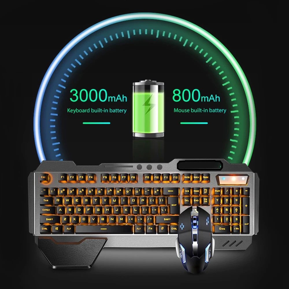 K680充電式ワイヤレスキーボードとマウス,2.4g,ゲーム - Esports Gaming Keyboard And Mouse のレビューと価格
