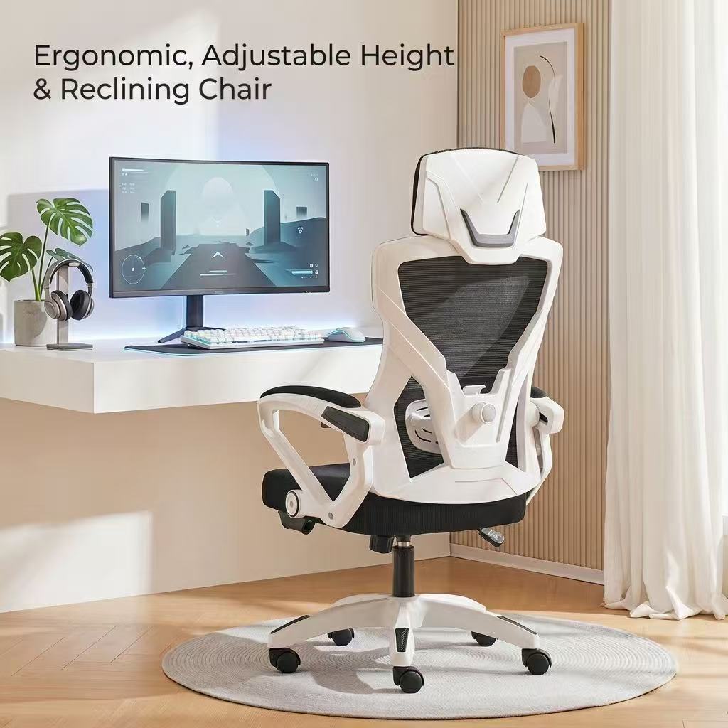 人間工学に基づいたゲーミングオフィスチェア、フットレスト付き - Footrest Under Desk のレビューと価格