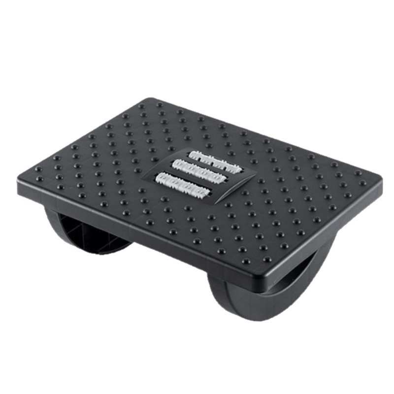 人間工学に基づいたデスク下フットレスト、マッサージローラー付 - Footrest Under Desk のレビューと価格