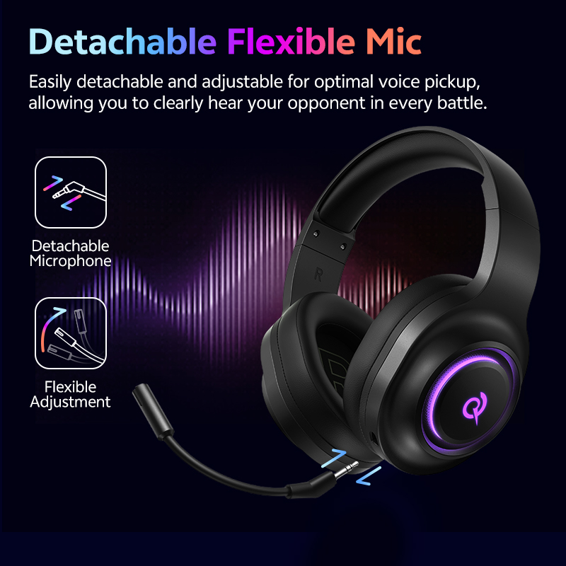 QCY Heroad V200 ゲーミングヘッドセット マイ - Gaming Headset 7.1 のレビューと価格