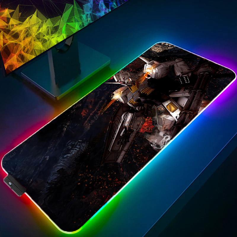 RGB 大型 E スポーツマウスパッドスムーズで柔軟な機動戦 - Esports Gaming Mobile のレビューと価格