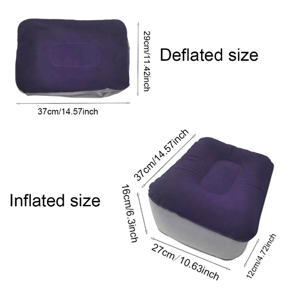 インフレータブルフットレストピロー PVCフットレストエアピ - Footrest Under Desk のレビューと価格