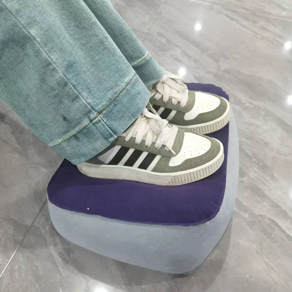 インフレータブルフットレストピロー PVCフットレストエアピ - Footrest Under Desk のレビューと価格