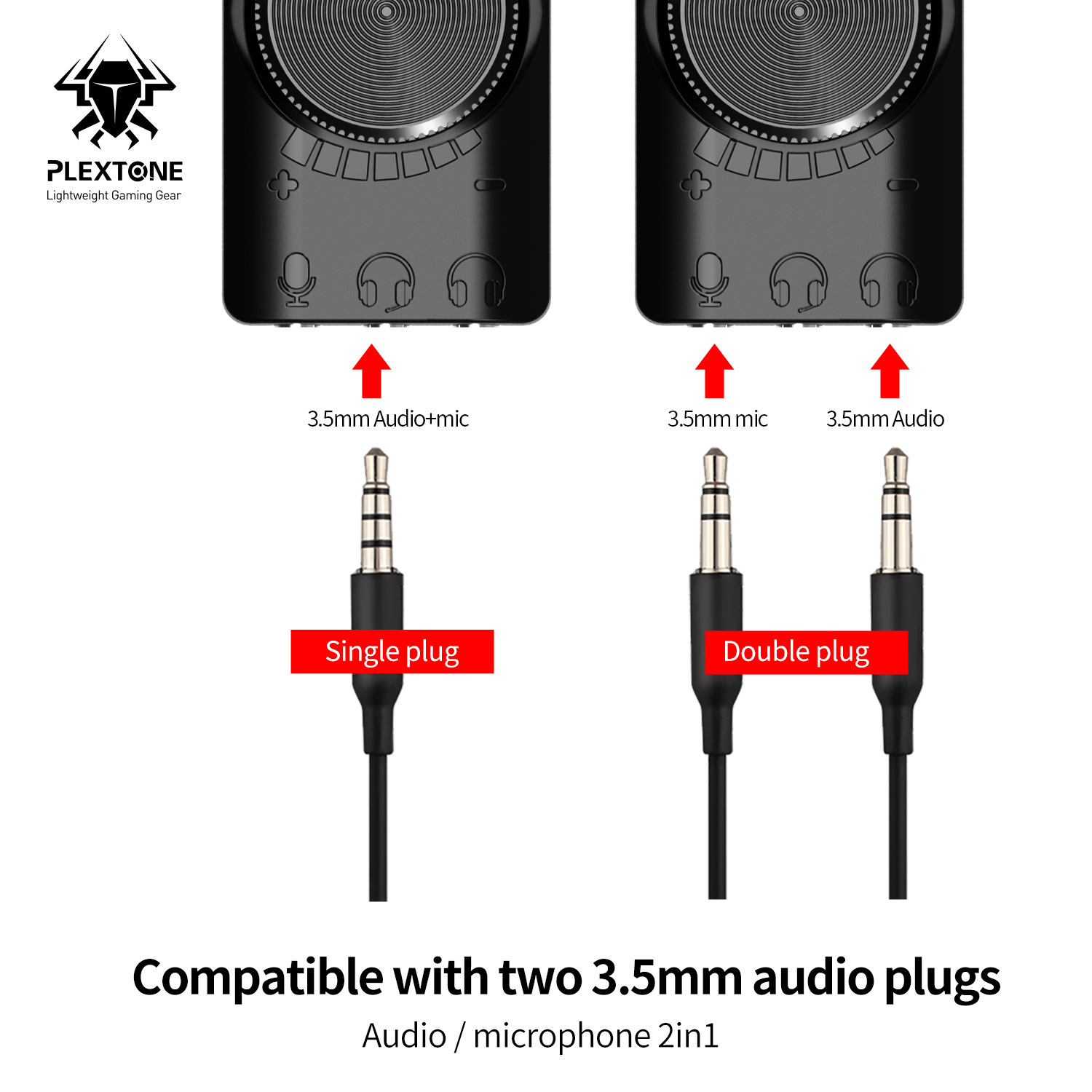3.5mm 7.1チャンネルUSBアダプター 外部サウンドカ - Gaming Headset 7.1 のレビューと価格